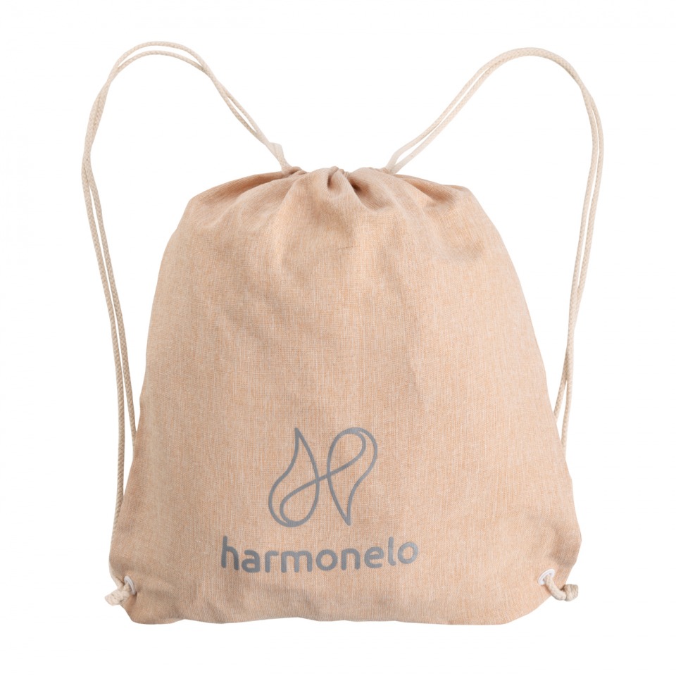 Ekologická nákupní taška/batůžek – béžová